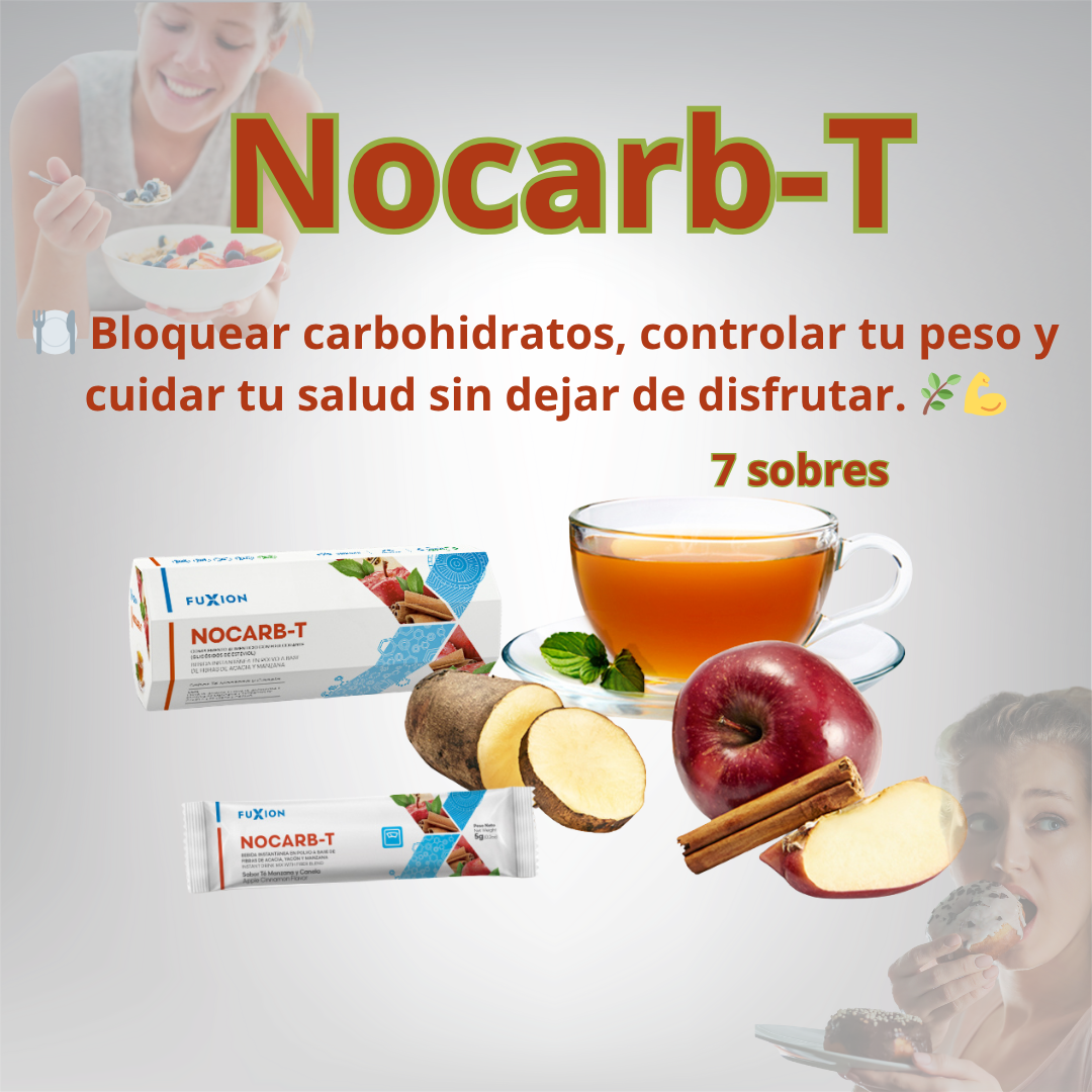 Nocarb-T de Fuxion los carbohidratos ya no seran un problema