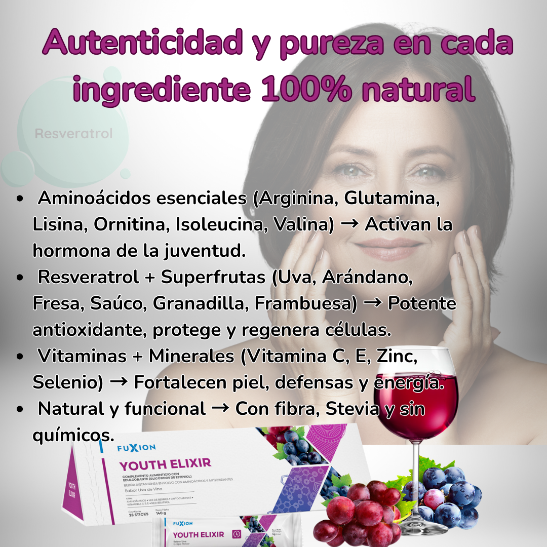 YOUTH ELIXIR DE FUXION – El secreto para una juventud activa