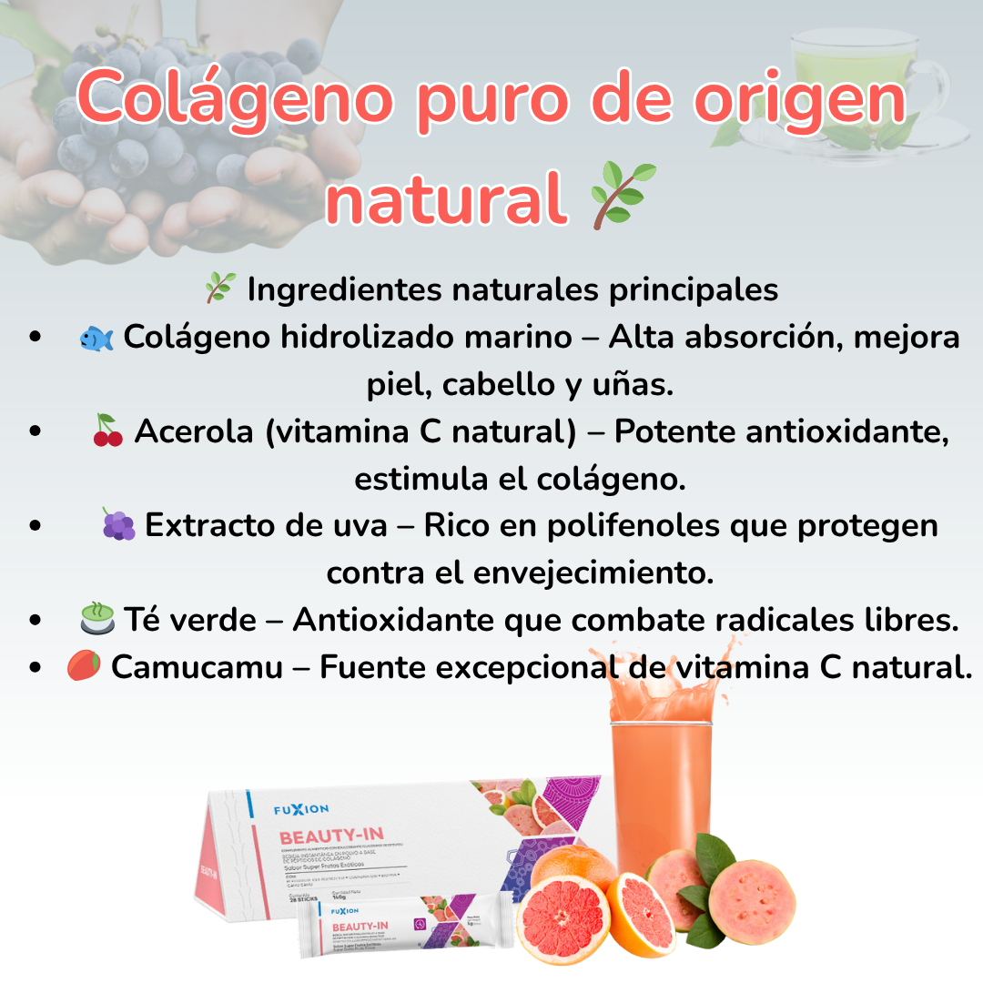 BEAUTY-IN DE FUXION Colágeno Hidrolizado