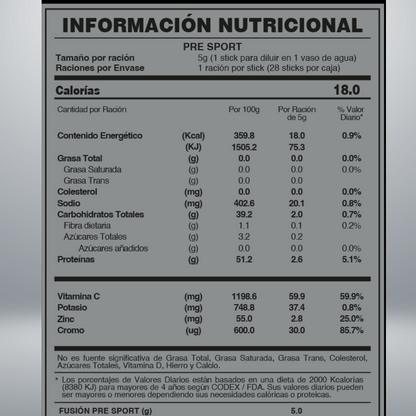 PRE SPORT- Creatina