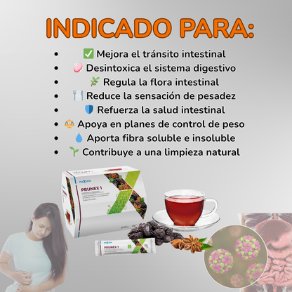 PRUNEX 1 DE FUXION – Apoya la limpieza natural y el equilibrio del sistema digestivo