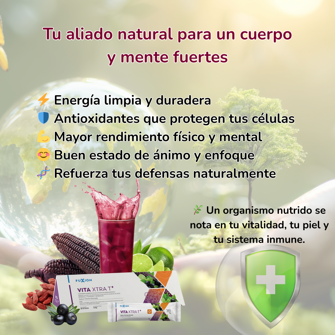 Vita Xtra T+ de FuXion – Energía, vitaminas y minerales