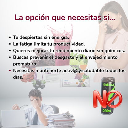 Vita Xtra T+ de FuXion – Energía, vitaminas y minerales